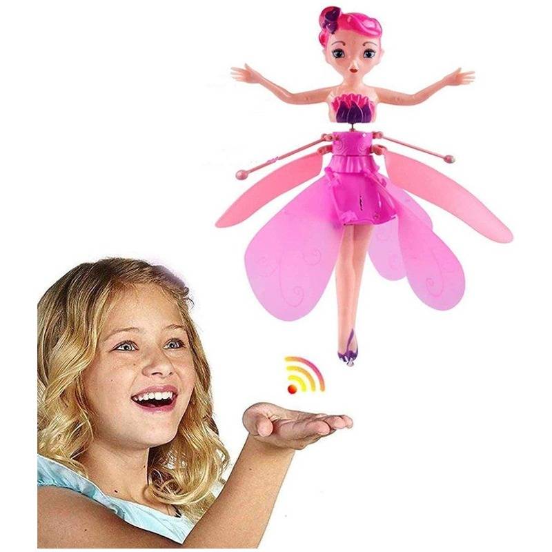 Mini Princesse Volante à Capteur Pour Enfant HJ8088 - Violet - Image 2