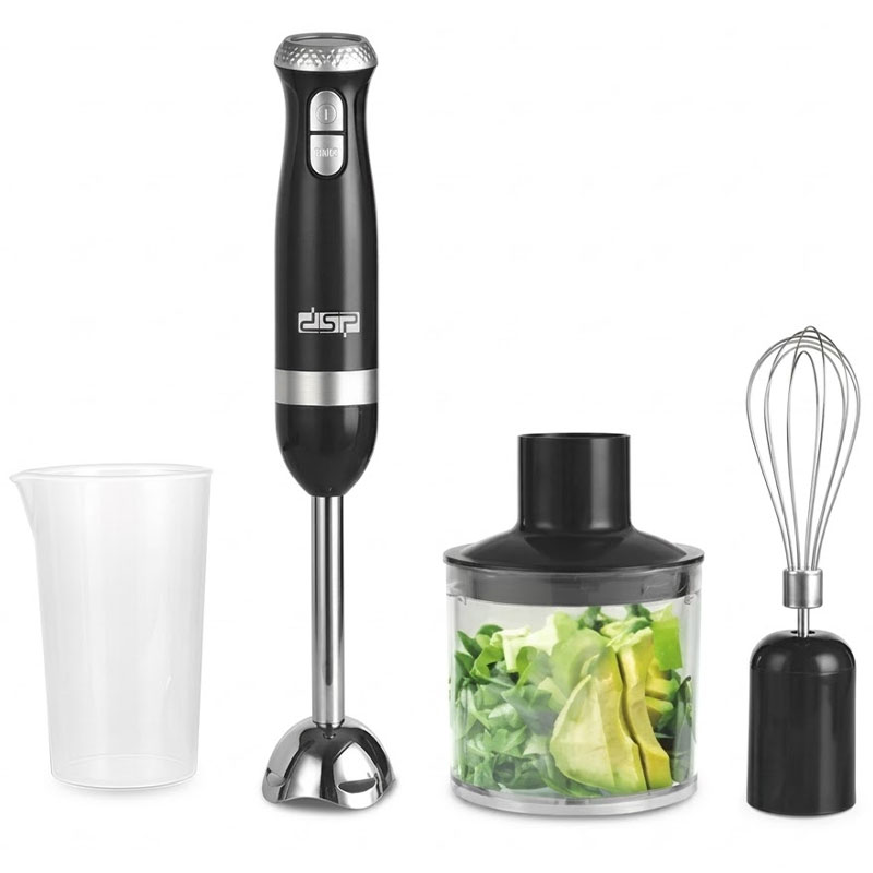 Mixeur Plongeant 4en1 DSP KM1091 700W 500ml - Noir