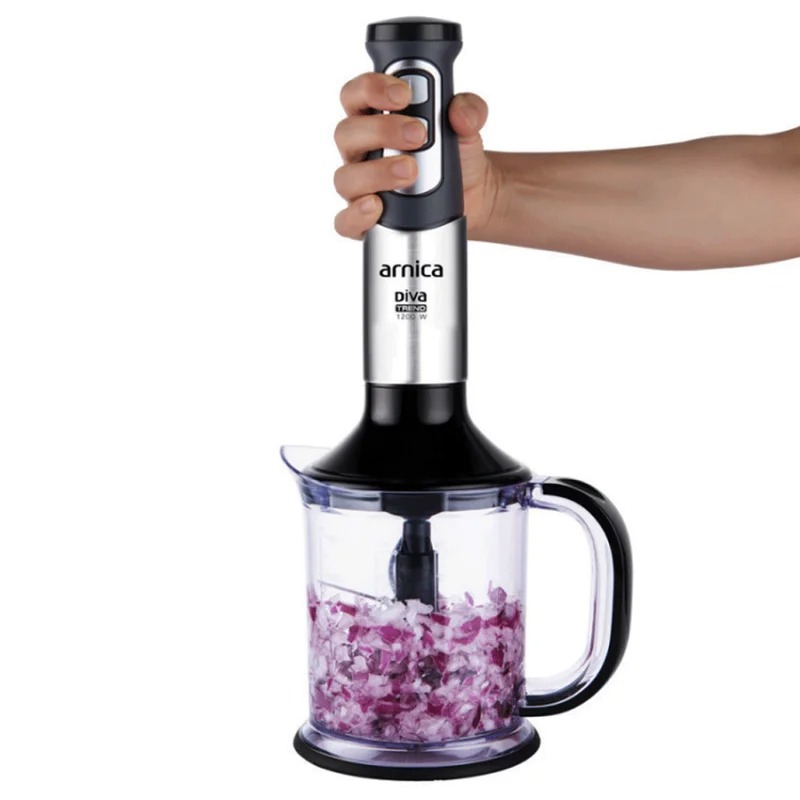 Mixeur Plongeant 3en1 ARNICA GH21592 600W - Noir - Image 2