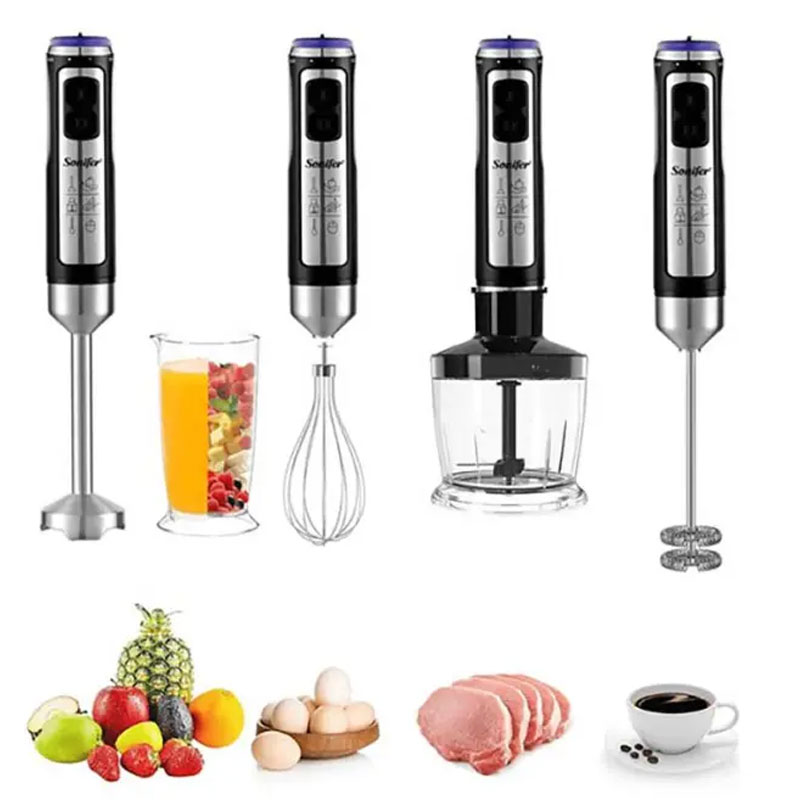 Mixeur Plongeant 5EN1 SONIFER SF-8138 400W - Noir - Image 2