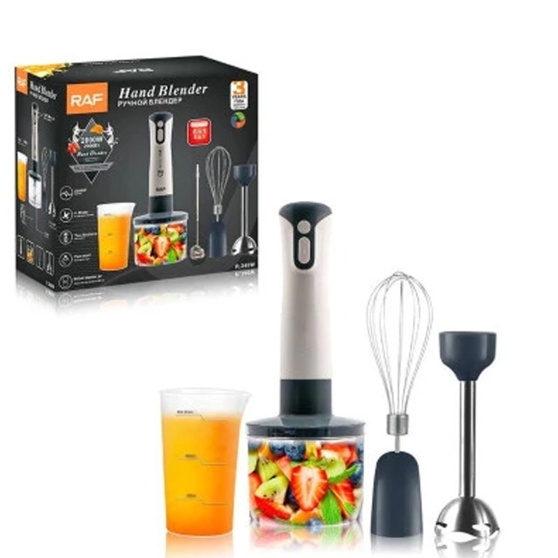 Mixeur Plongeant 5EN1 RAF R-340 2000W - Blanc - Image 2