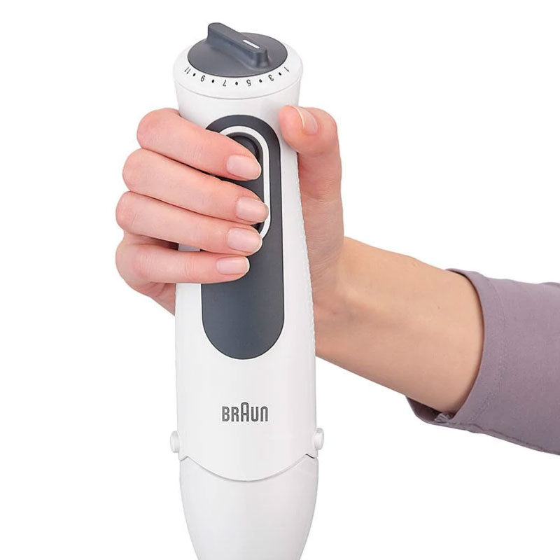 Mixeur Plongeant BRAUN Sauce MQ3135 750W - Blanc - Image 2