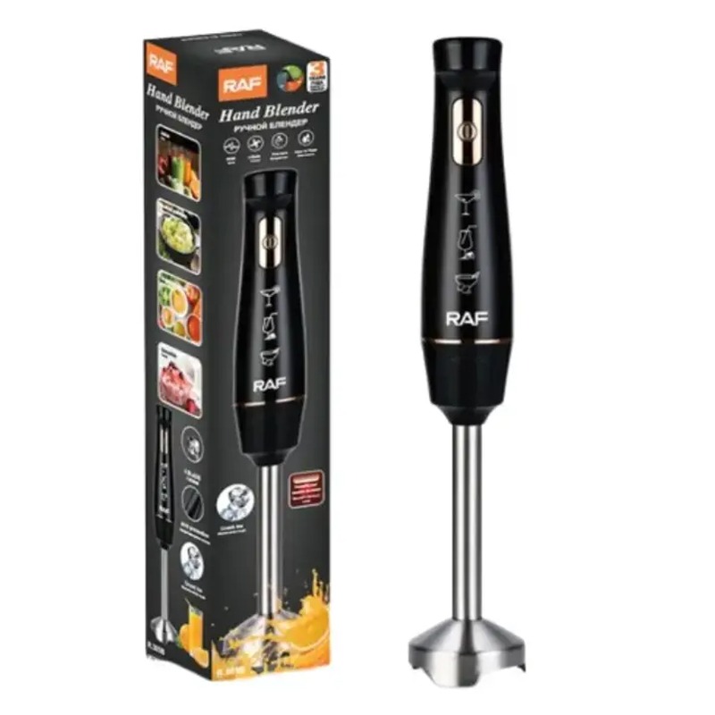 Mixeur Plongeant RAF R-303G 800Watts - Noir - Image 2