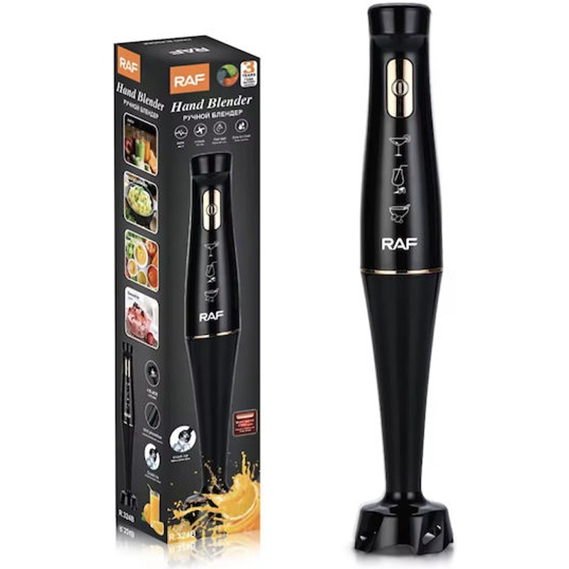 Mixeur Plongeant RAF R-324B 800W - Noir - Image 2