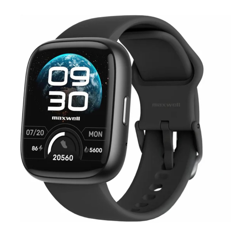 Montre Connectée Maxwell IDW26 Alexa intégré - Noir