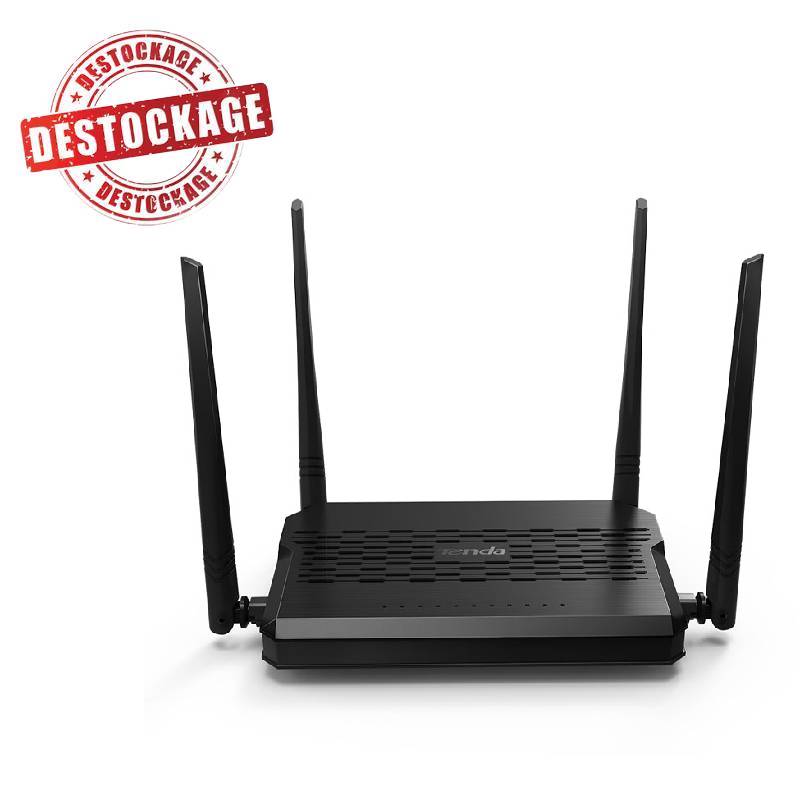 Modem-routeur TENDA D305 N300 ADSL2+ ultra-rapide et stable - Noir(D305)