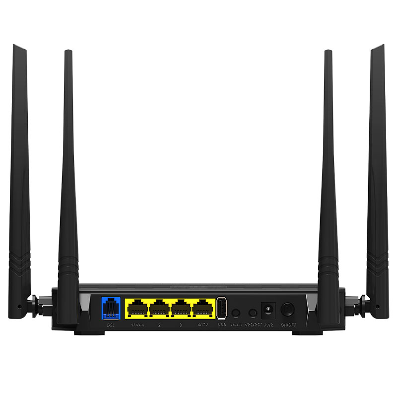 Modem-routeur TENDA D305 N300 ADSL2+ ultra-rapide et stable - Noir(D305) - Image 3