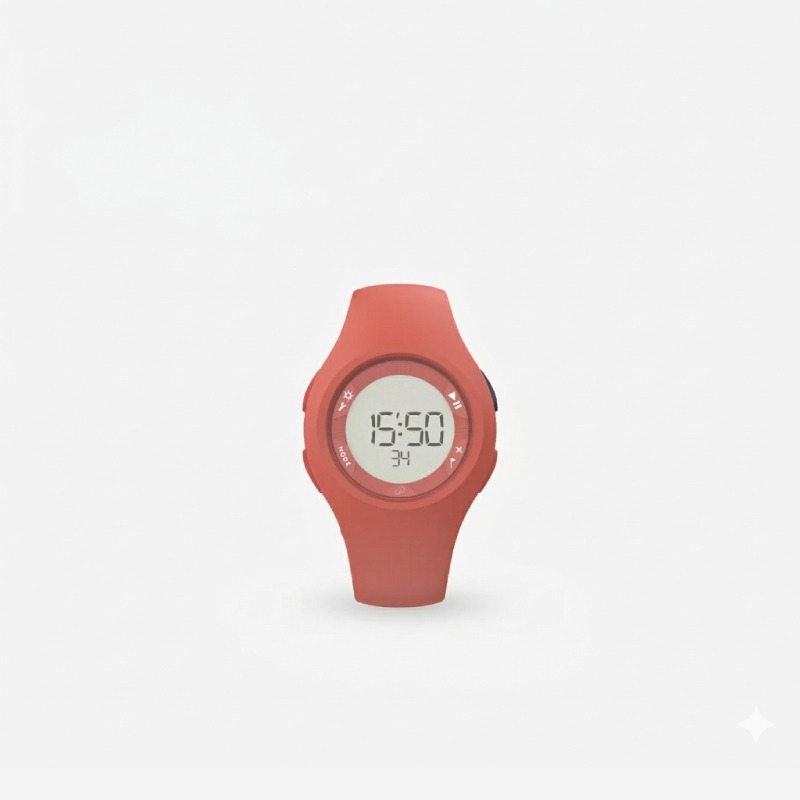 Montre Chronomètre DECATHLON W200S - Orange - Image 5