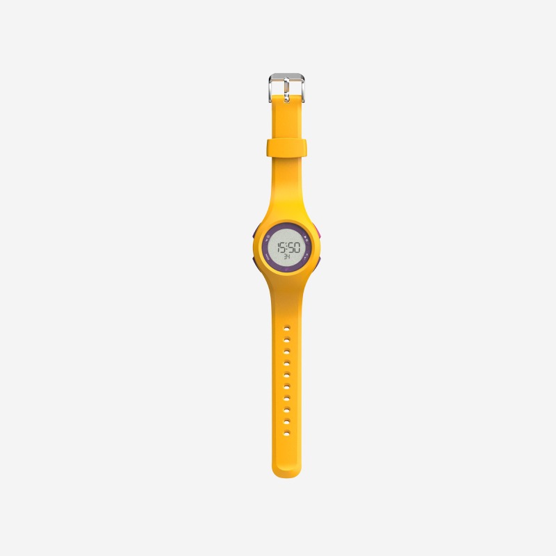 Montre Chronomètre DECATHLON W200M -Violet & Jaune - Image 3