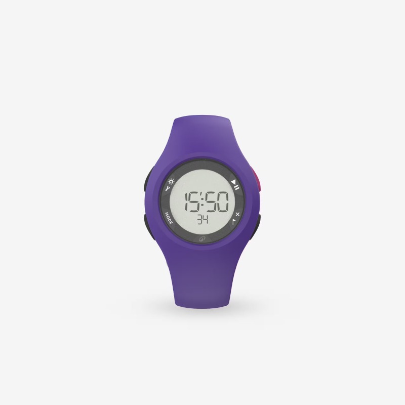 Montre Chronomètre DECATHLON W200S - Violet - Image 3