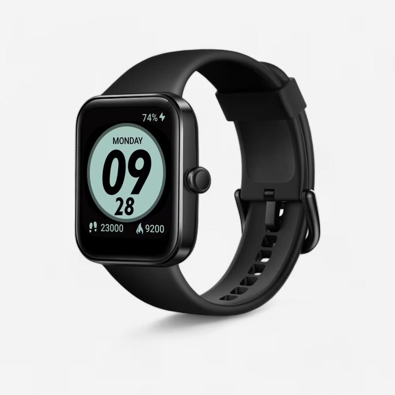 Montre Connectée DECATHLON CW500 Multisport Cardio - Noir