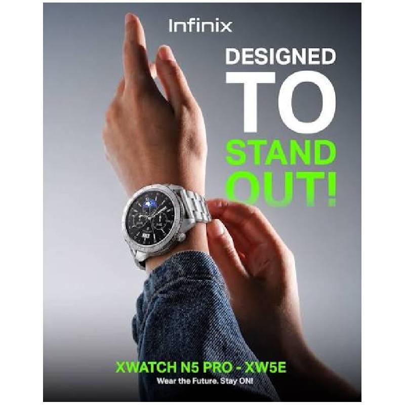 Montre Connectée INFINIX XWatch N5 Pro XW5E - Stainless - Image 3