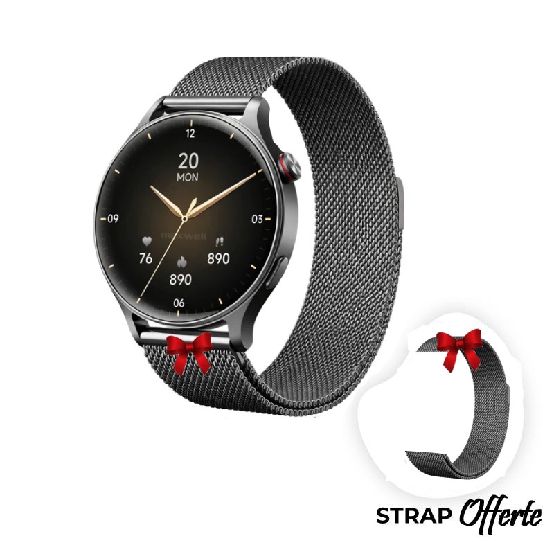 Montre Connectée Maxwell SWR1 AMOLED AR01- Noir - Image 6