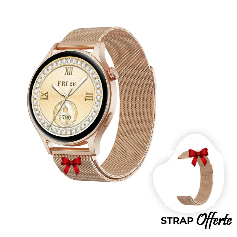 Montre Connectée Maxwell SWR1 AMOLED AR01-Rose - Image 5