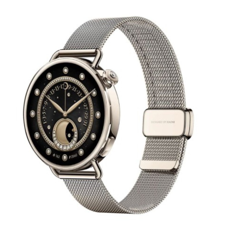 SmartWatch XIAOMI S4 41 mm avec écouteur Redmi Buds 6 Play - Gold - Image 3