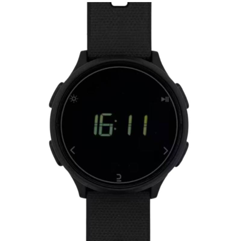 Montre chronomètre de course à pied Decathlon W500M - Noir - Image 2