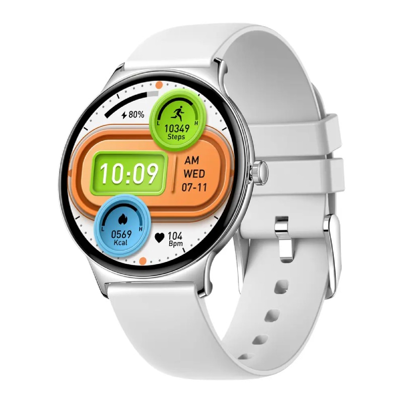 Montre Connectée Colmi V89 Silicone - Silver