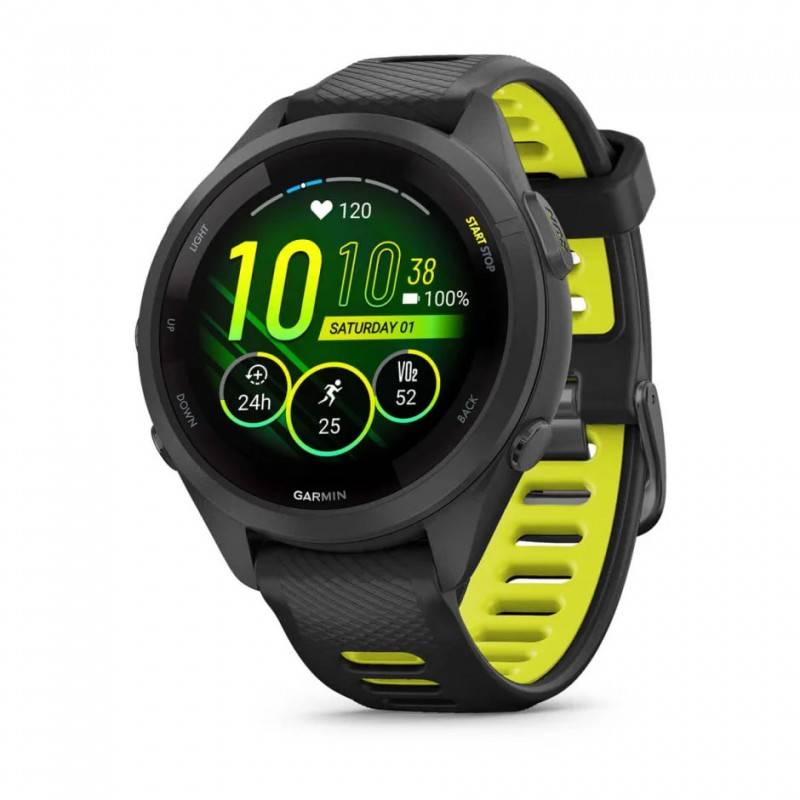 Montre Connectée Garmin Forerunner 265S - Noir & Jaune