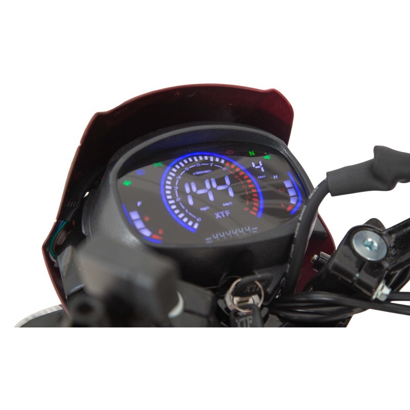 Moto à Essence FORZA XTF 125cc Monocylindre - Rouge Bordeaux - Image 3