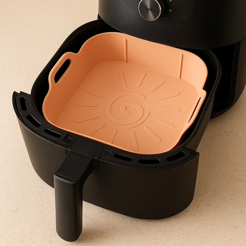 Moule En Silicone Réutilisable Pour Les Friteuses Sans Huile - Vert - Image 2