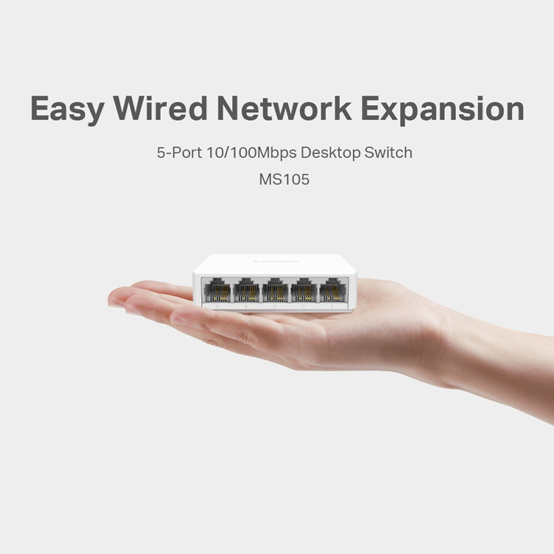 Switch de Bureau MERCUSYS MS105 5 Ports 10/100 Mbps - Image 2