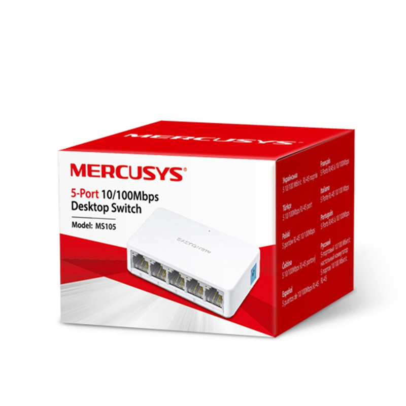 Switch de Bureau MERCUSYS MS105 5 Ports 10/100 Mbps - Image 3