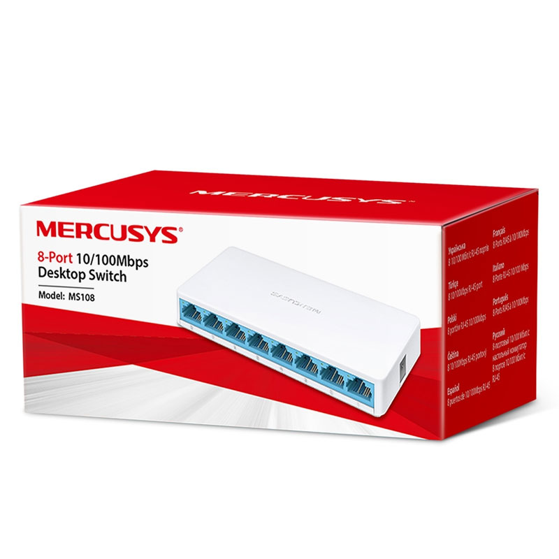 Switch de Bureau MERCUSYS MS108 8 Ports 10/100 MBPS - Image 2