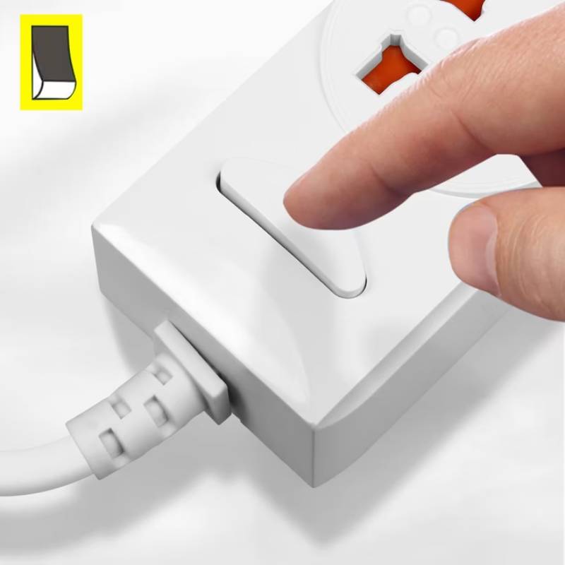 Multiprises INKAX BKL-01 3P + 4USB 250V 10A - Blanc - Image 5
