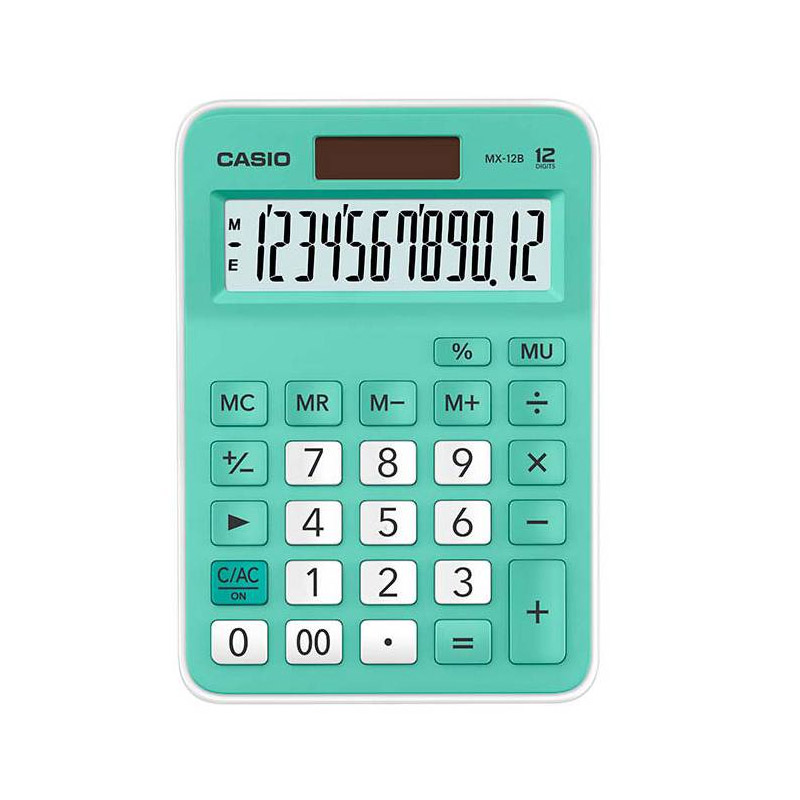 Casio MX-12B-GN calculatrice, Photo boutique MyTek chez MyTek