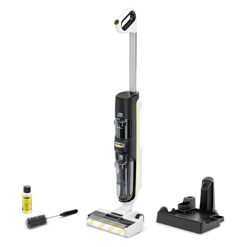 Nettoyeur De Sols KARCHER FCV 4 XtraClean 3-en-1 - Blanc