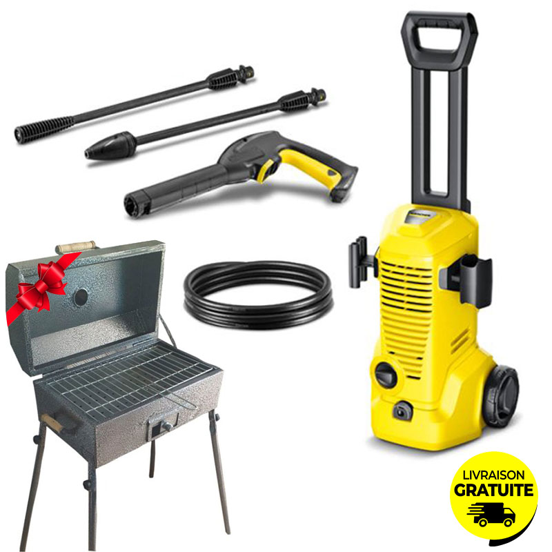 Nettoyeur Haute Pression KÄRCHER K2 Premium 1400W - Noir & Jaune, Photo boutique MyTek chez MyTek