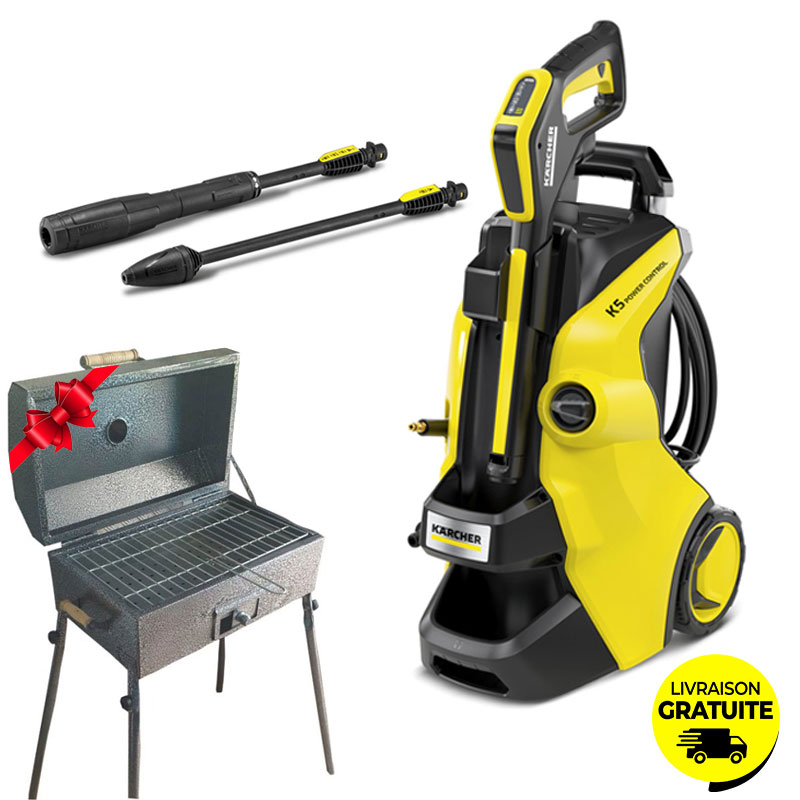 Kärcher K 5 POWER CONTROL Nettoyeur haute pression Droit Electrique 500 l/h Noir, Jaune, Photo boutique MyTek chez MyTek