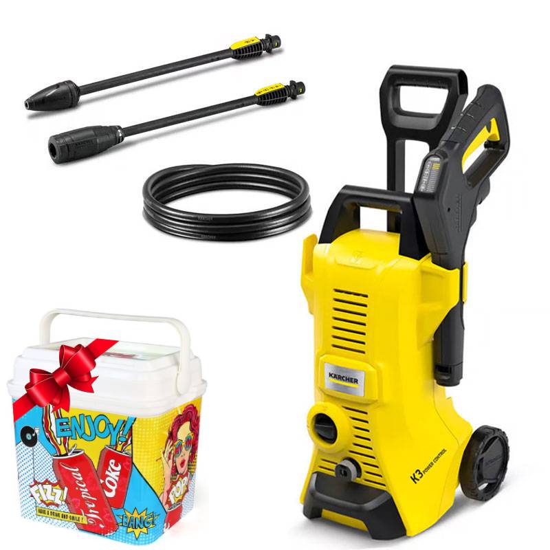 Kärcher K 3 POWER CONTROL Nettoyeur haute pression Droit Electrique 380 l/h Noir, Jaune, Photo boutique MyTek chez MyTek