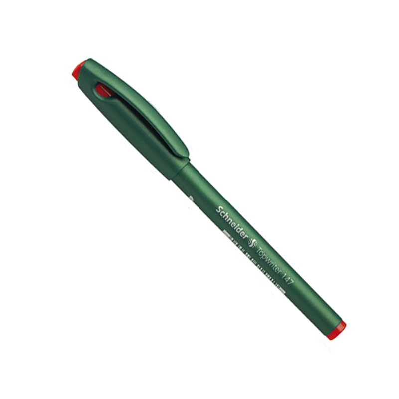 Stylos Fibre SCHNEIDER Topwriter 0.6 mm - Rouge - Image 2