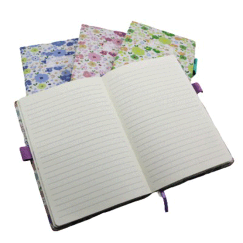 Note Book Brochée Flowers Couverture Couché A5  - Image 2