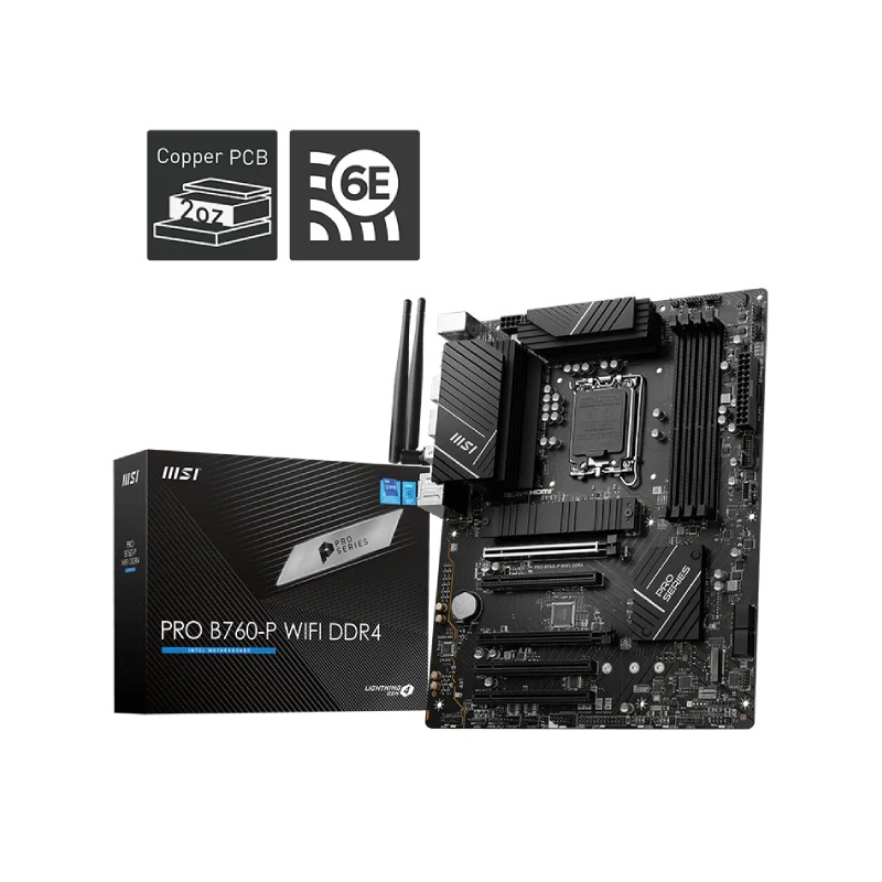 MSI PRO B760-P Wifi DDR4, Photo boutique MyTek chez MyTek