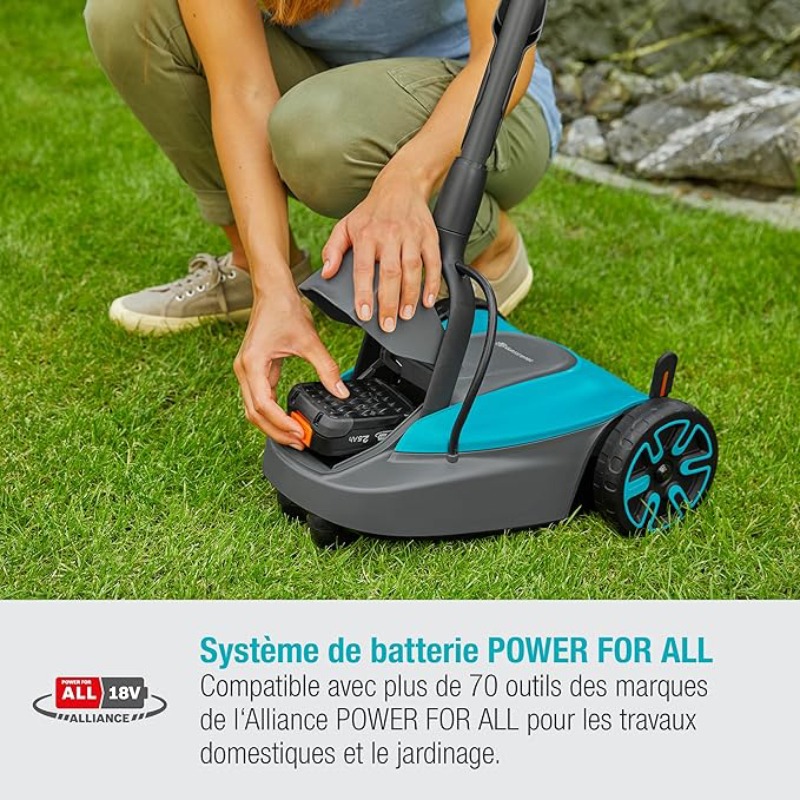 Tondeuse HandyMower GARDENA 22/18V P4A Avec Batterie  - Image 5