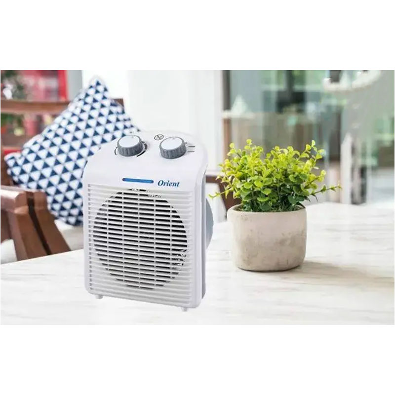 Ventilateur 2en1 électrique ORIENT OCE-1750 - Blanc - Image 2