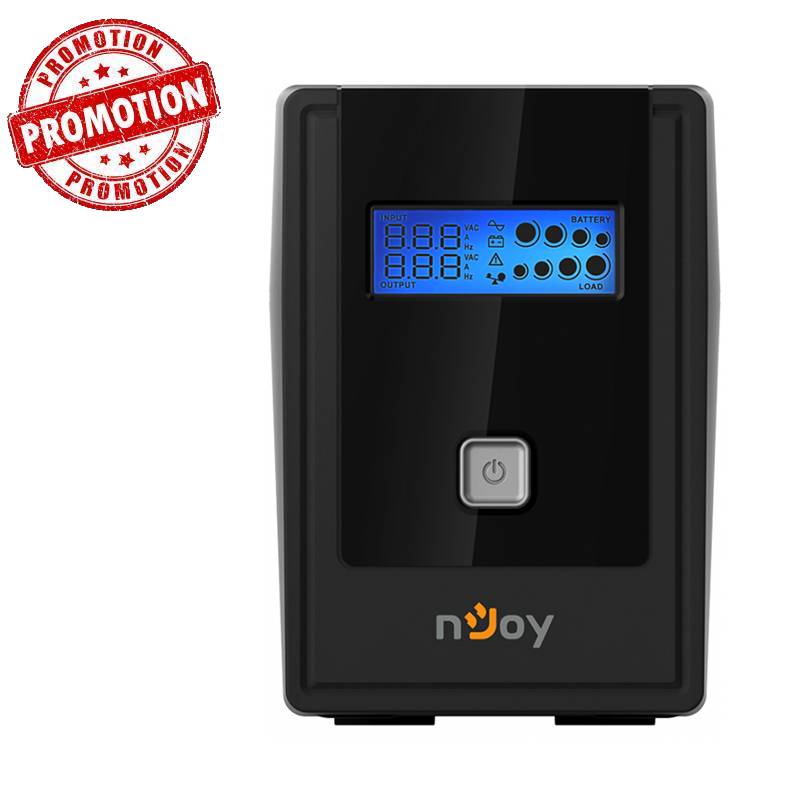 Onduleur NJOY CADU 650 650VA/360W - Noir
