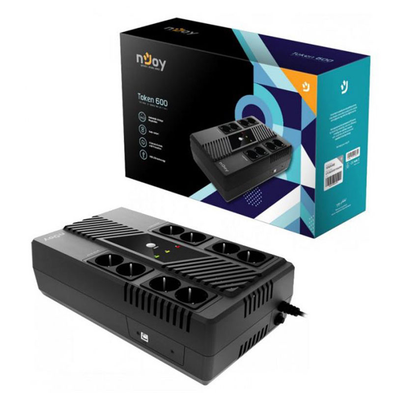 Onduleur NJOY Token 800 IN-LINE 8 Prises - Image 4