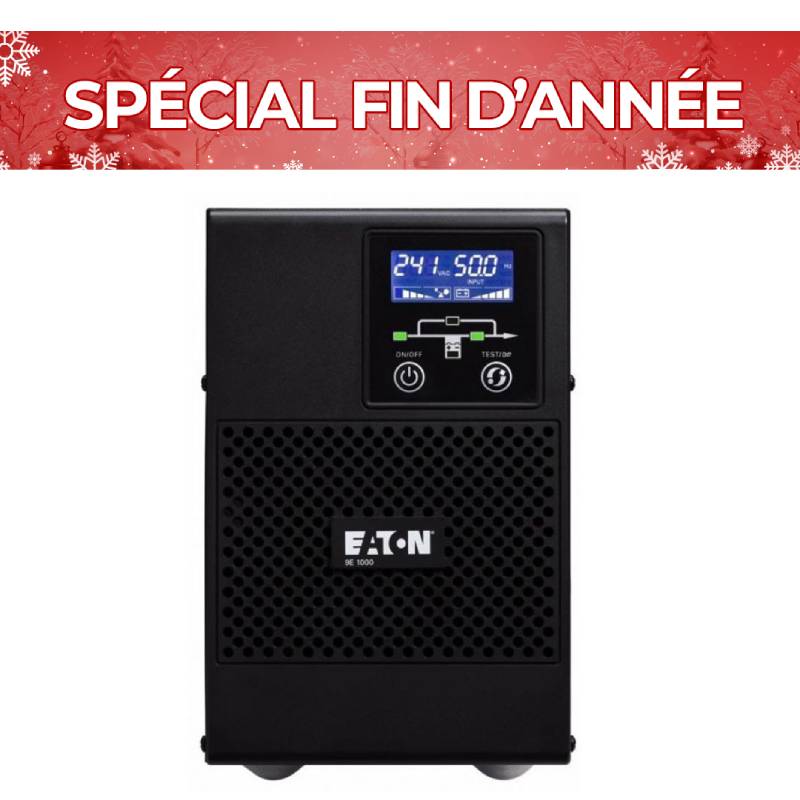 Eaton 9E Double-conversion (en ligne) 1000 VA 800 W 4 sortie(s) CA (9E1000I), Photo boutique MyTek chez MyTek