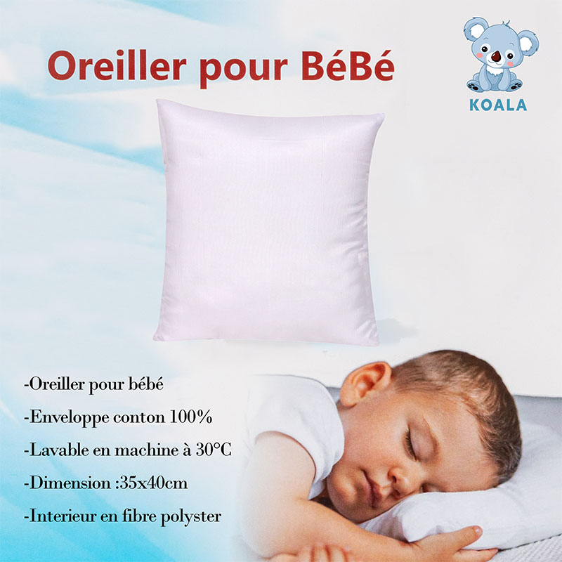 Oreiller KOALA pour bébé 35 x 40 cm - Blanc - Image 3