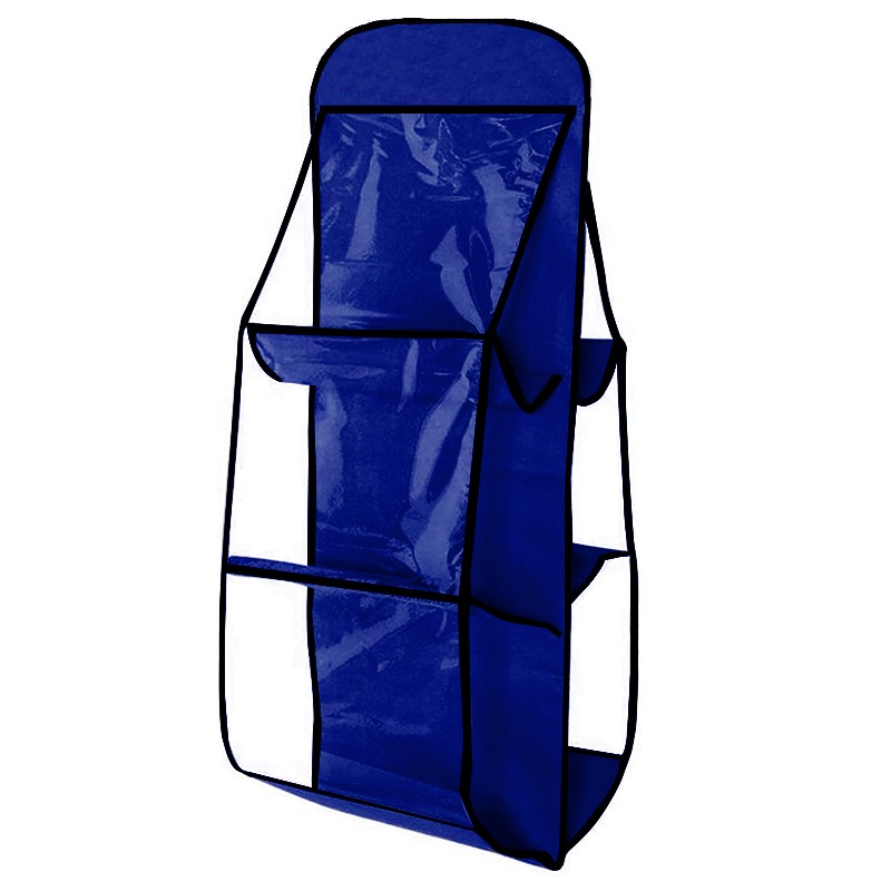 Organisateur Suspendu Double Face Pour Sac à Main - Bleu