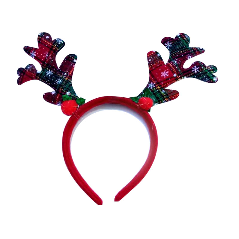 Serre tête Pour Noël - Rouge &Vert (KM6181-9)