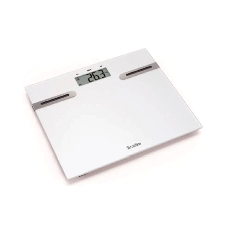 Pèse Personne Impédancemètre TERRAILLON 150Kg - Blanc