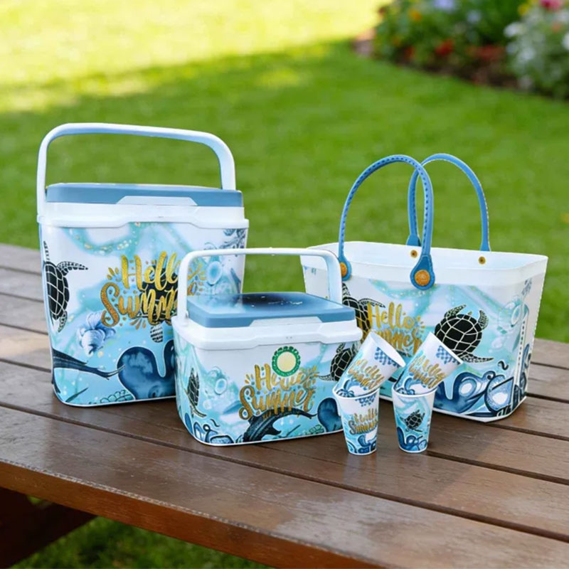 Pack de Glacière COOL BOX 28L & 8L avec 4x Goublets & Couffin - Image 2