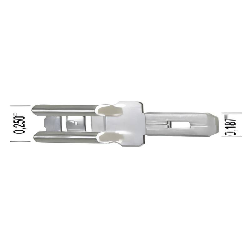 Pack 20 Adaptateurs Terminal f2 (6.3 mm) A f1 (4.7 mm) – batterie agm - Image 2