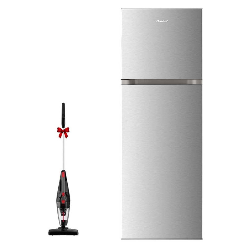 Réfrigérateur BRANDT BD4410SS 420 Litres NoFrost + Aspirateur Balai 2en1