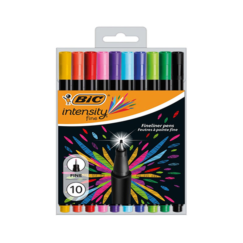 Pack De 10 Stylos BIC Intensity Fine 9005631- Assorties 
