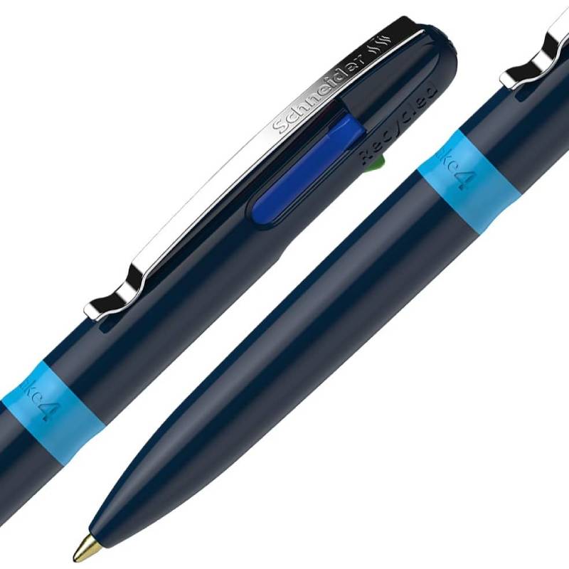 Pack de 10 Stylos à Bille SCHNEIDER Pen Take 4 - Bleu  - Image 3